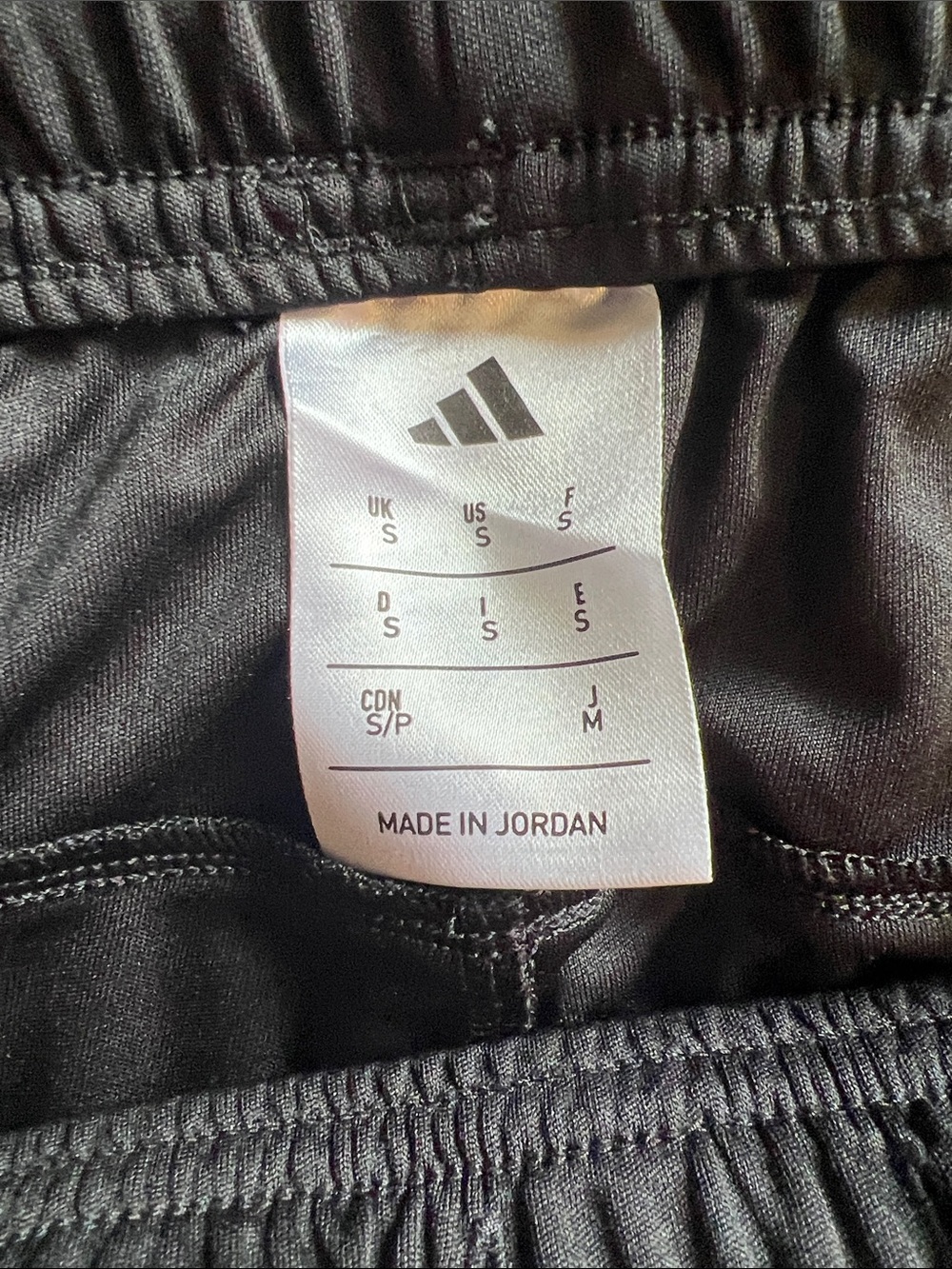 adidas Men's Black Athletic Shorts with White Stripes - Picture 5 of 6